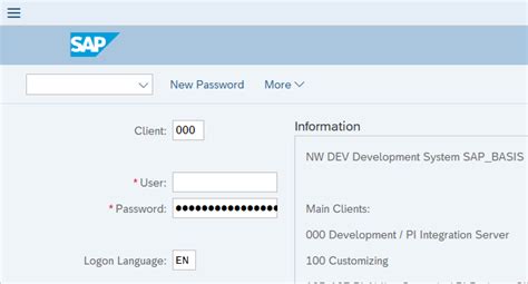 SAP Portal Loign User Manual .